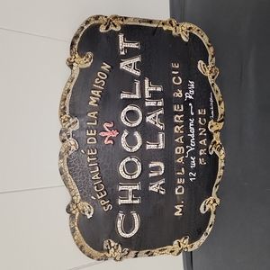 Chocolate sign